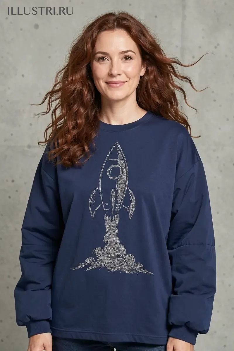 Визуализация Взлетающая ракета