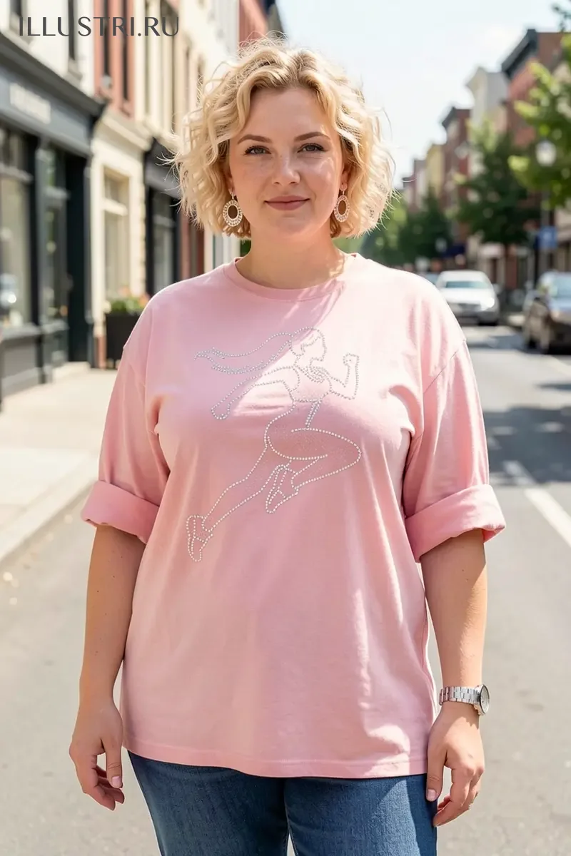 Визуализация Девушка бежит