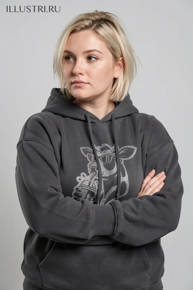 Визуализация Корова со стаканчиком