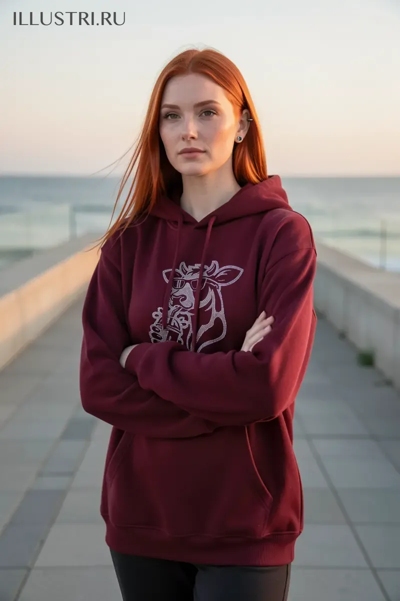 Визуализация Корова со стаканчиком