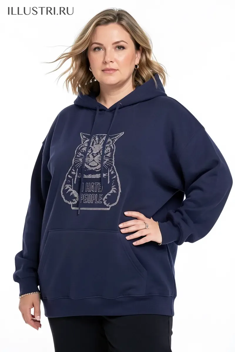 Визуализация Кот с табличкой