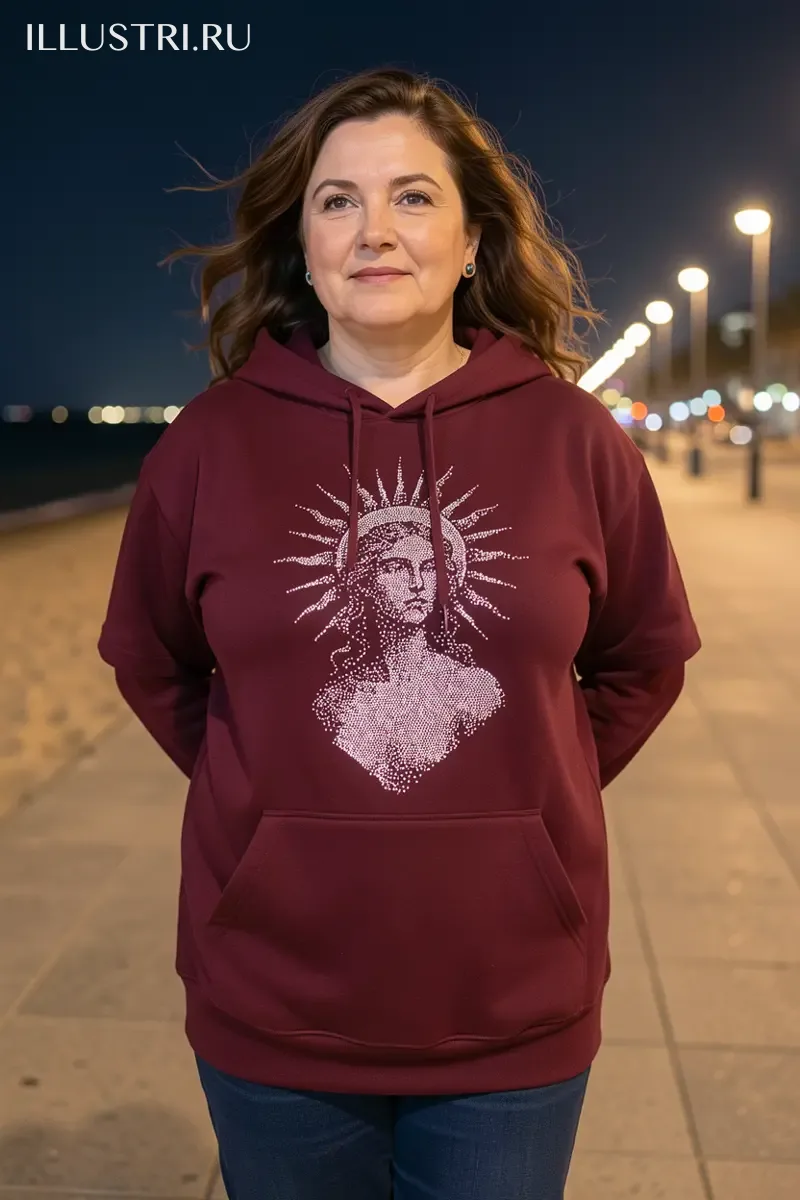 Визуализация Девушка и солнце