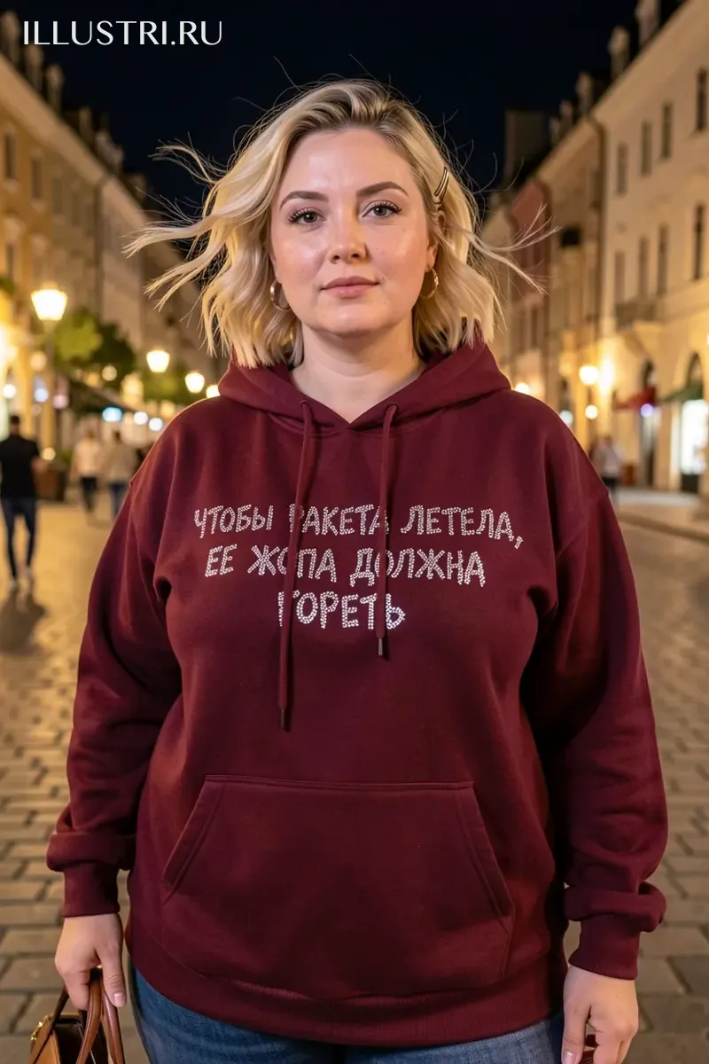 Визуализация Надпись - Чтобы ракета летела, ее жопа должна гореть