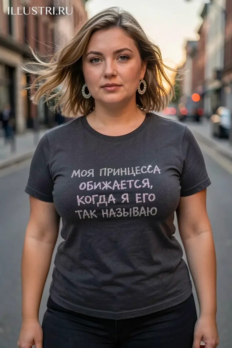 Визуализация Надпись - Моя принцесса обижается, когда я его так называю