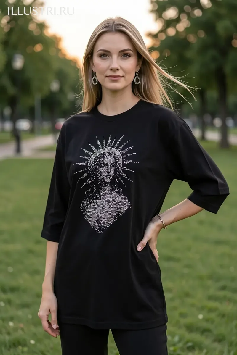 Визуализация Девушка и солнце