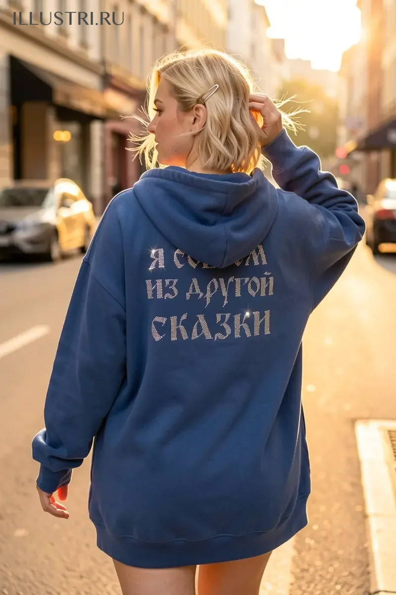 Визуализация Надпись - Я совсем из другой сказки