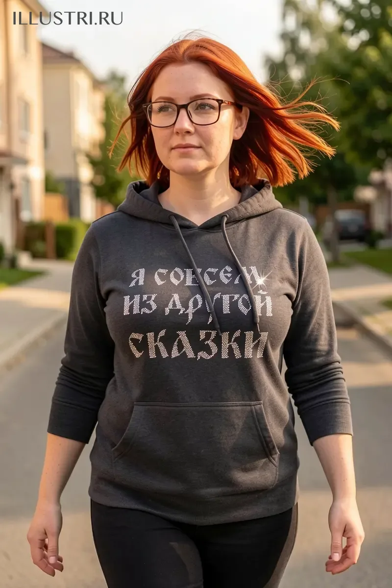 Визуализация Надпись - Я совсем из другой сказки