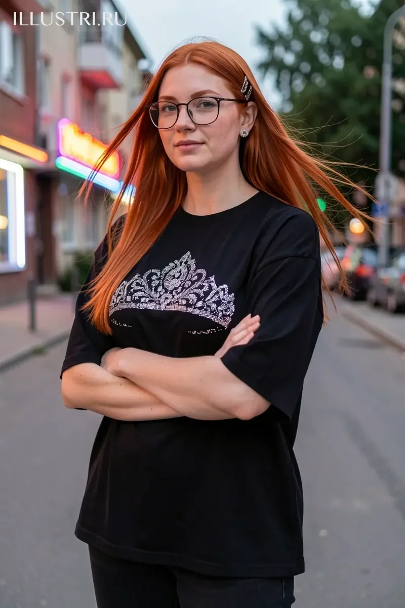 Визуализация Диадема (на футболку)