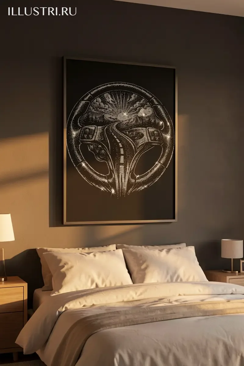 Визуализация Руль и дорога