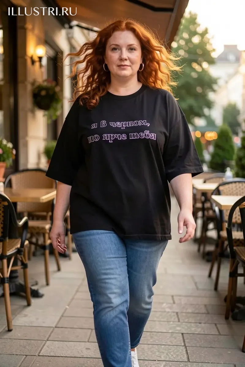 Визуализация Я в черном, но ярче тебя