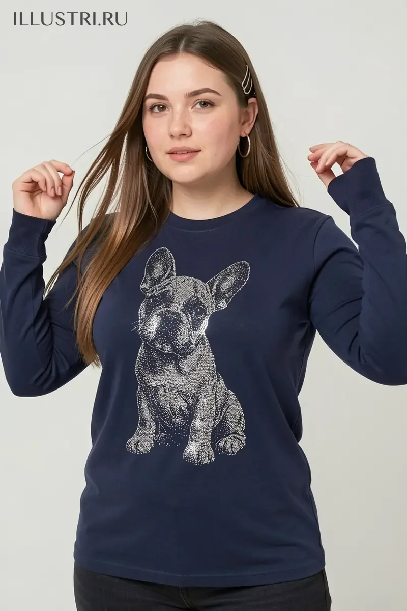 Визуализация Французкий бульдог