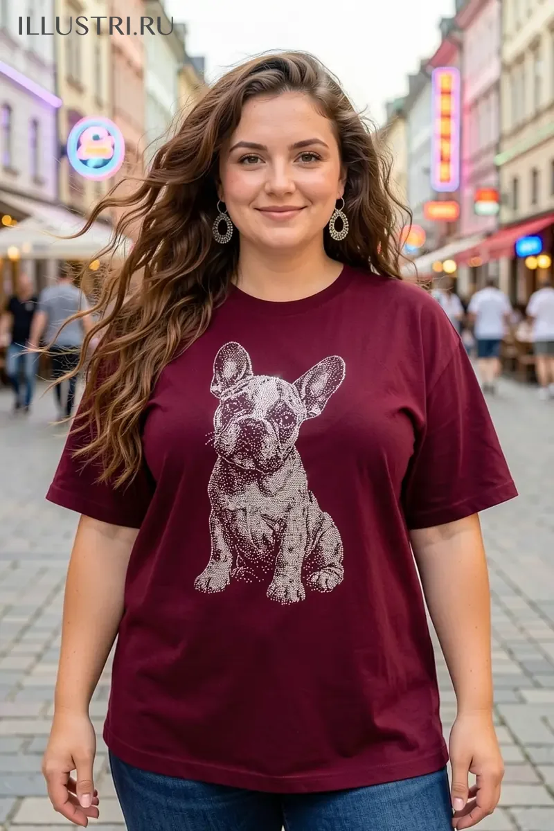 Визуализация Французкий бульдог