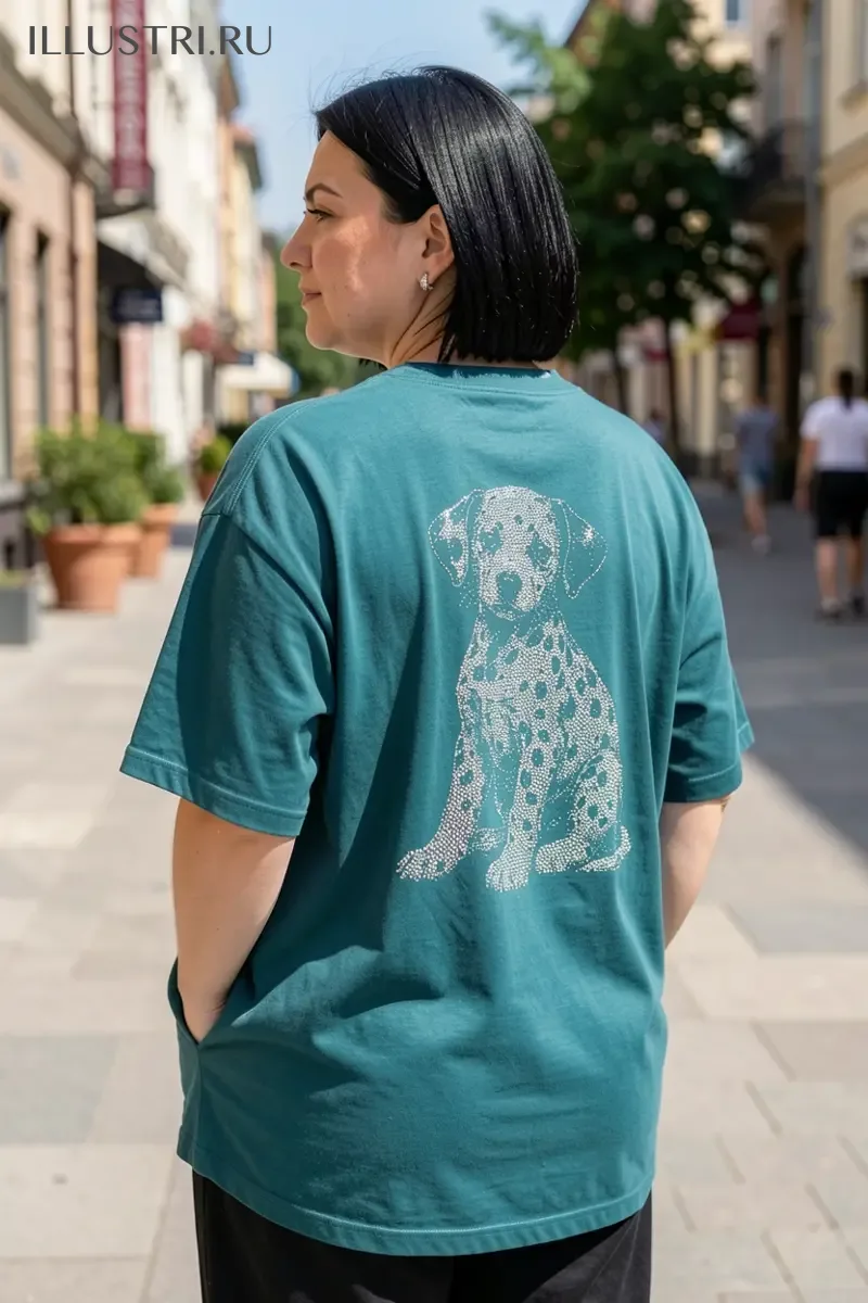 Визуализация Далматинец щенок