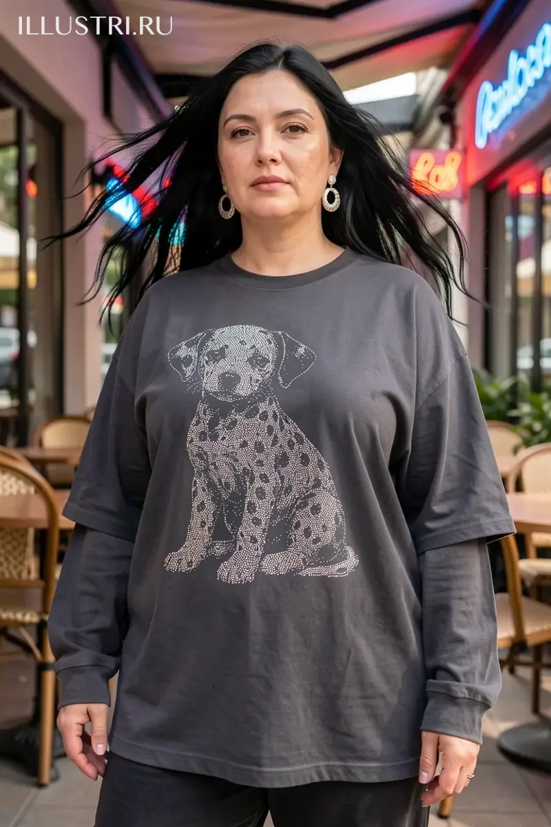 Визуализация Далматинец щенок