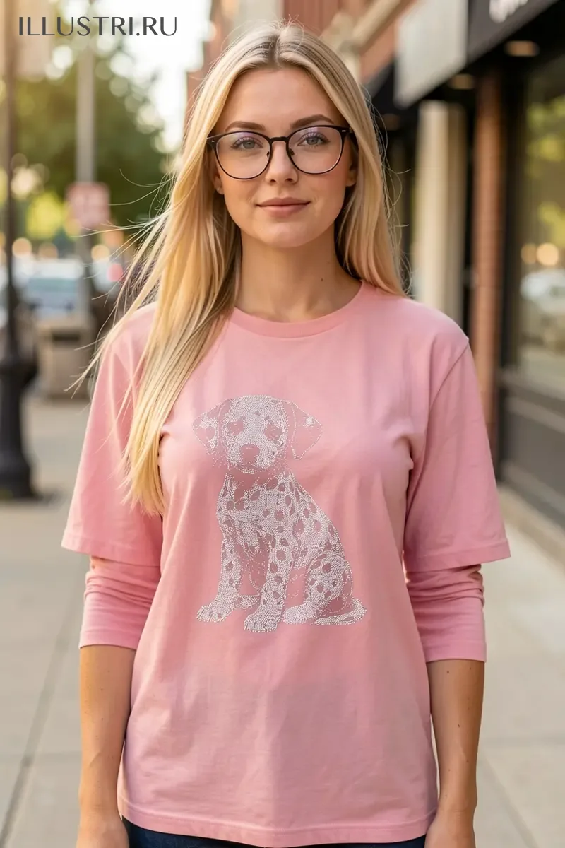 Визуализация Далматинец щенок