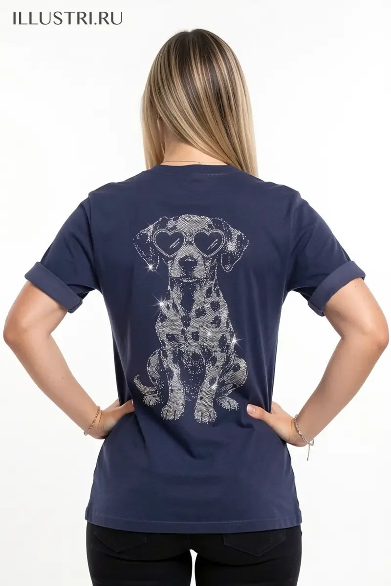 Визуализация Далматинец в очках