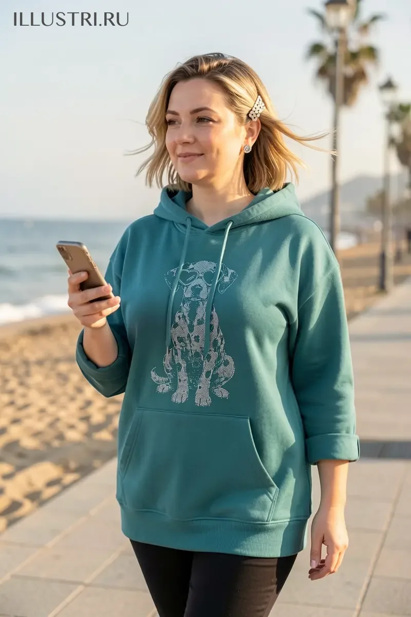 Визуализация Далматинец в очках