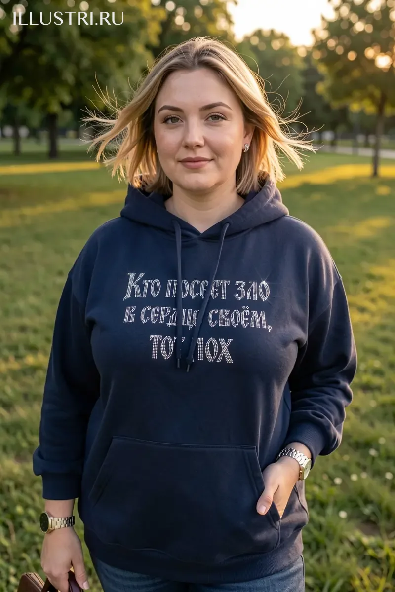 Визуализация Надпись - Кто посеет зло в сердце своем, тот лох