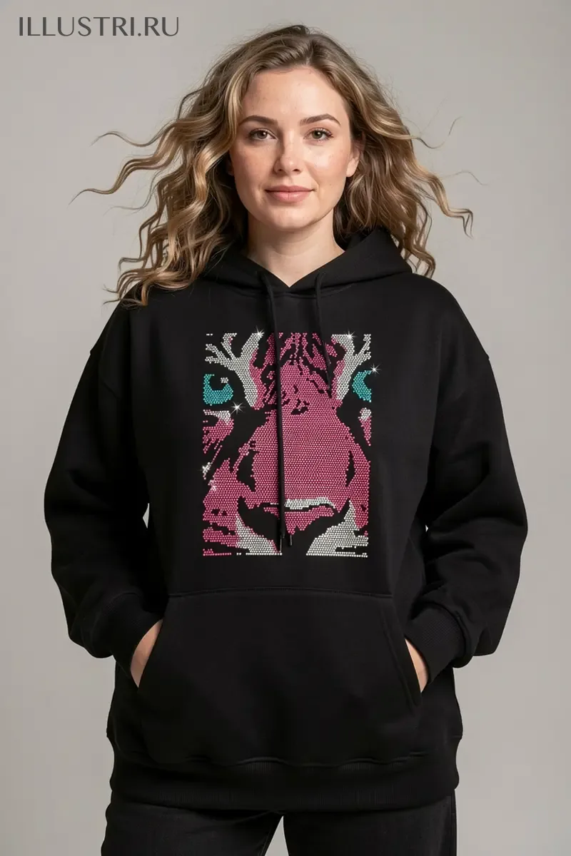 Визуализация Розовый тигр