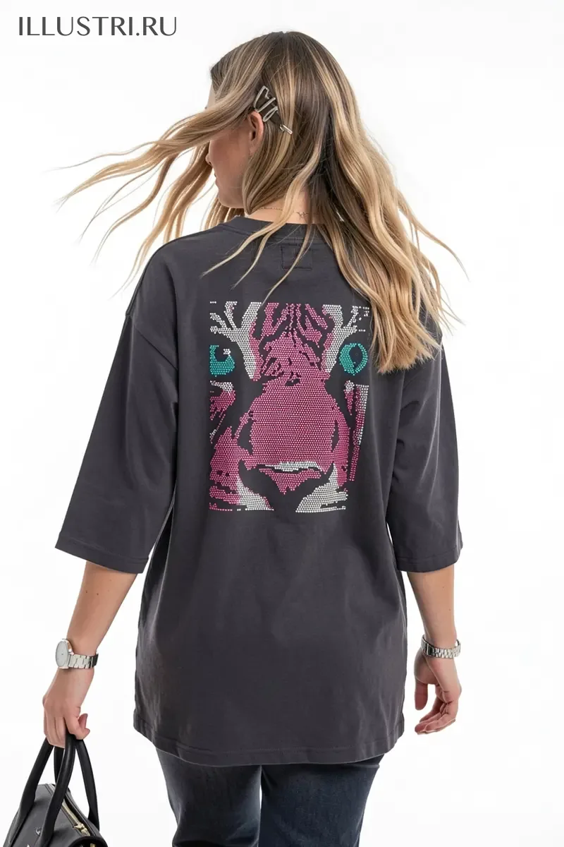 Визуализация Розовый тигр