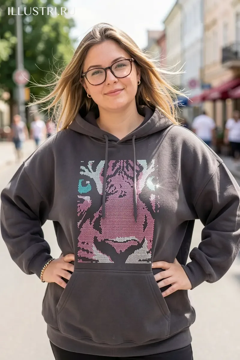 Визуализация Розовый тигр