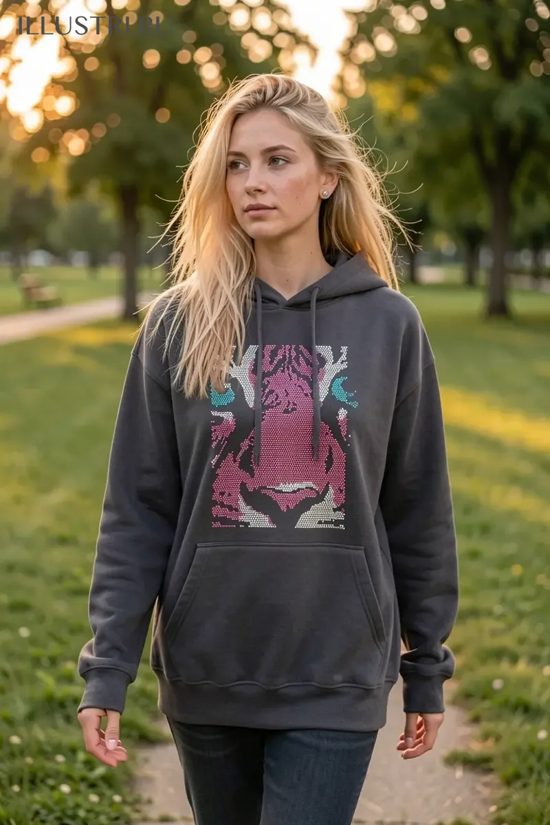 Визуализация Розовый тигр