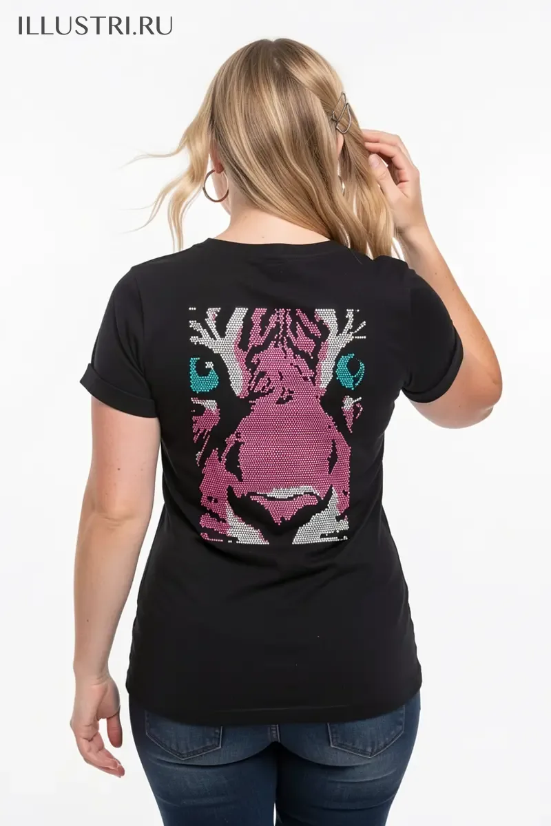 Визуализация Розовый тигр