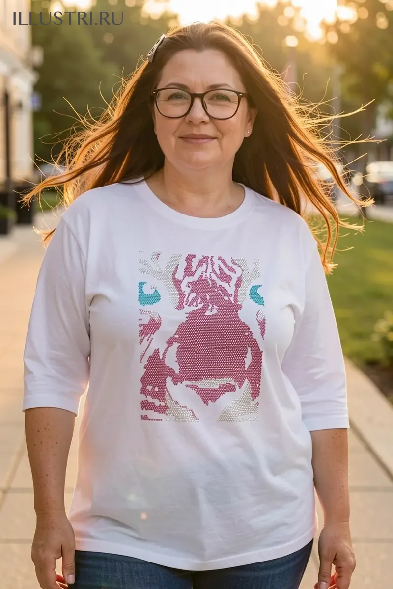 Визуализация Розовый тигр