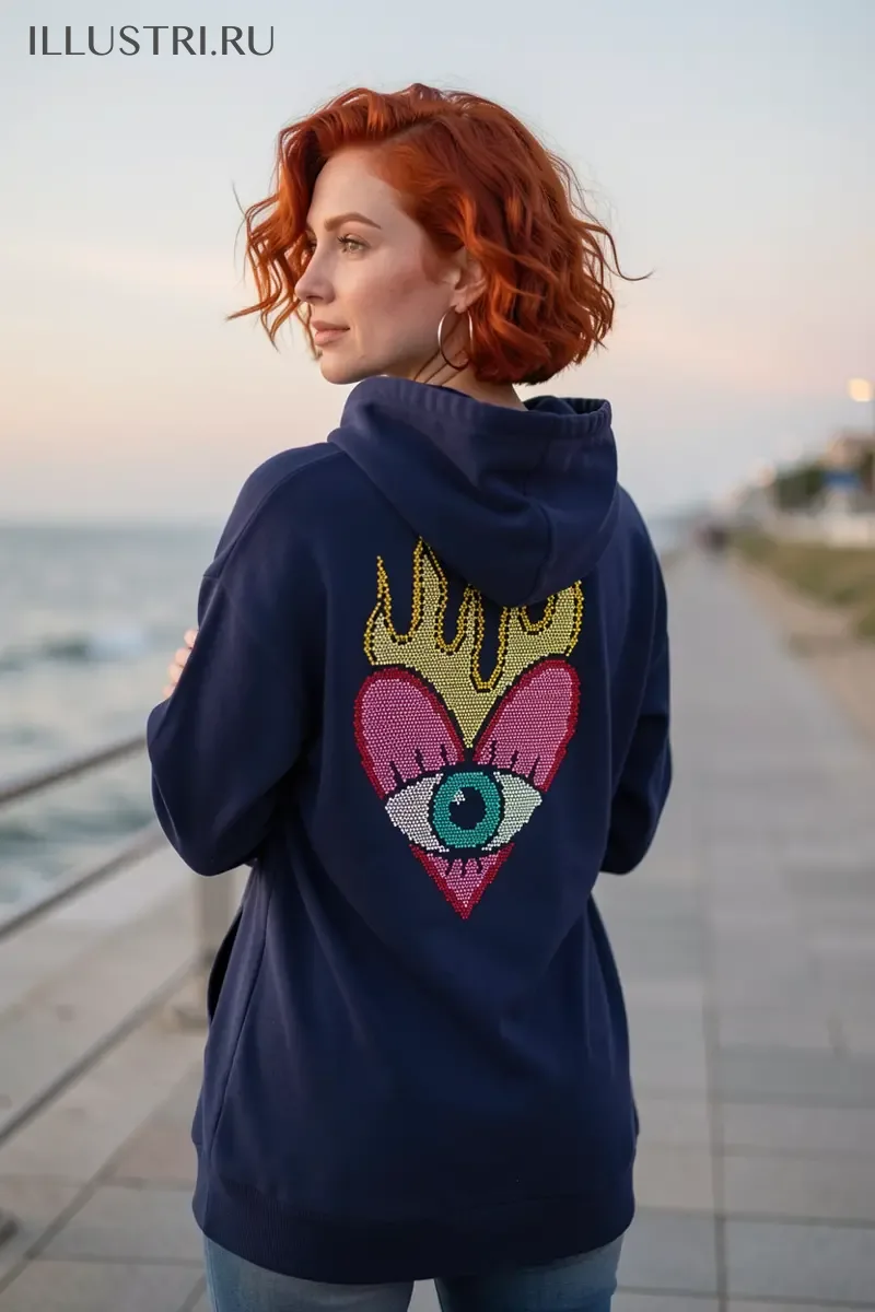 Визуализация Глаз в сердечке