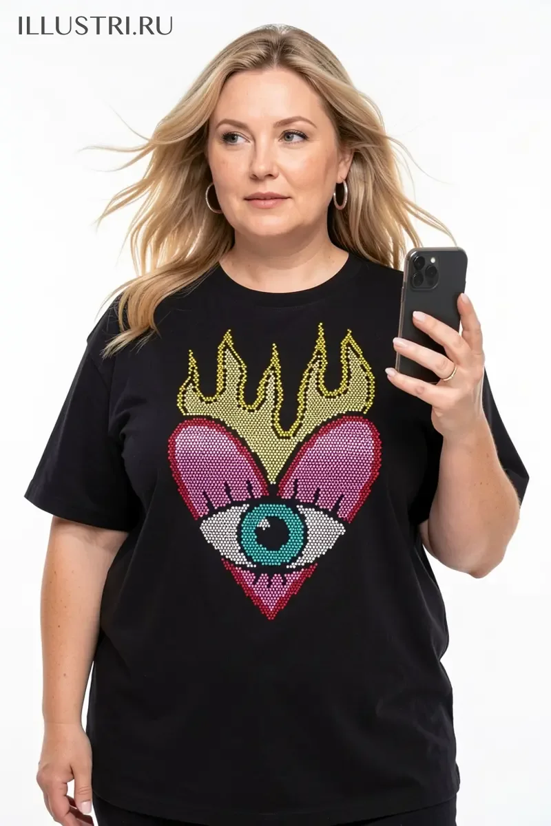 Визуализация Глаз в сердечке