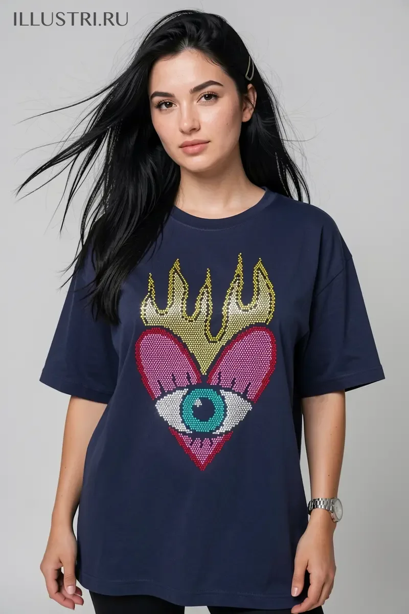 Визуализация Глаз в сердечке