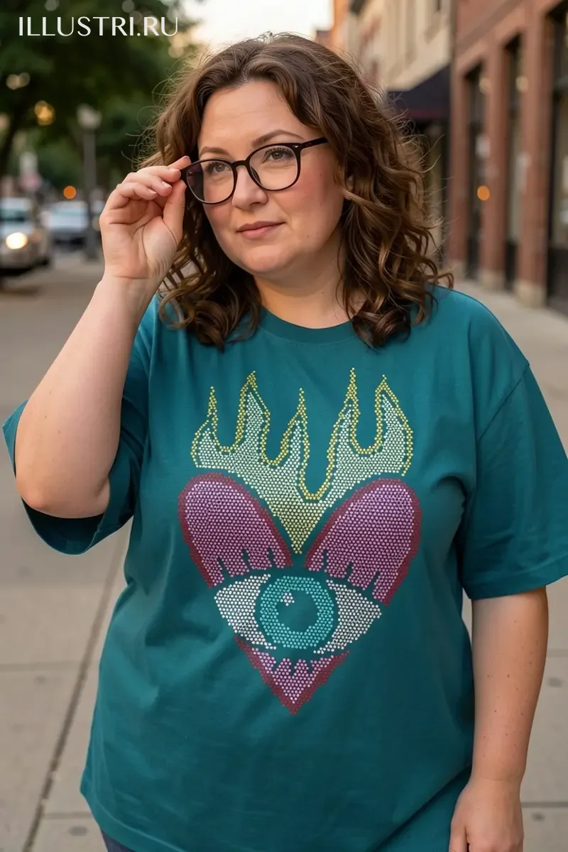 Визуализация Глаз в сердечке