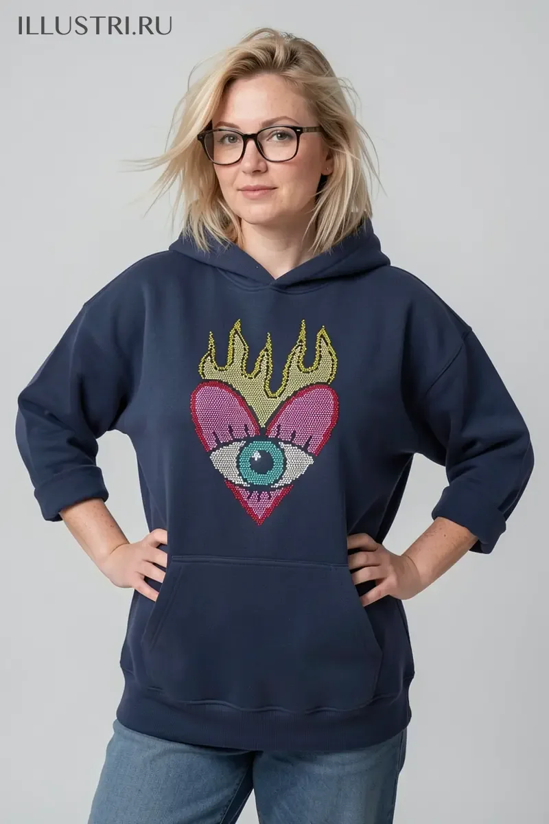 Визуализация Глаз в сердечке