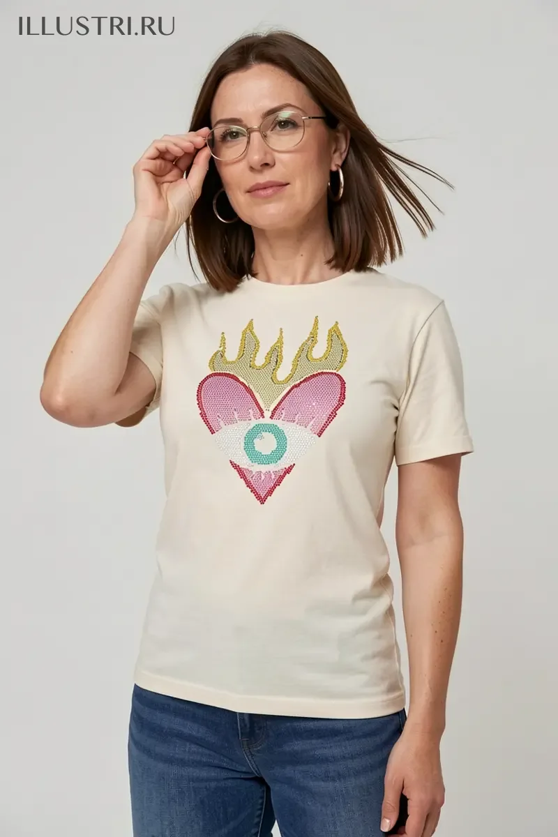 Визуализация Глаз в сердечке