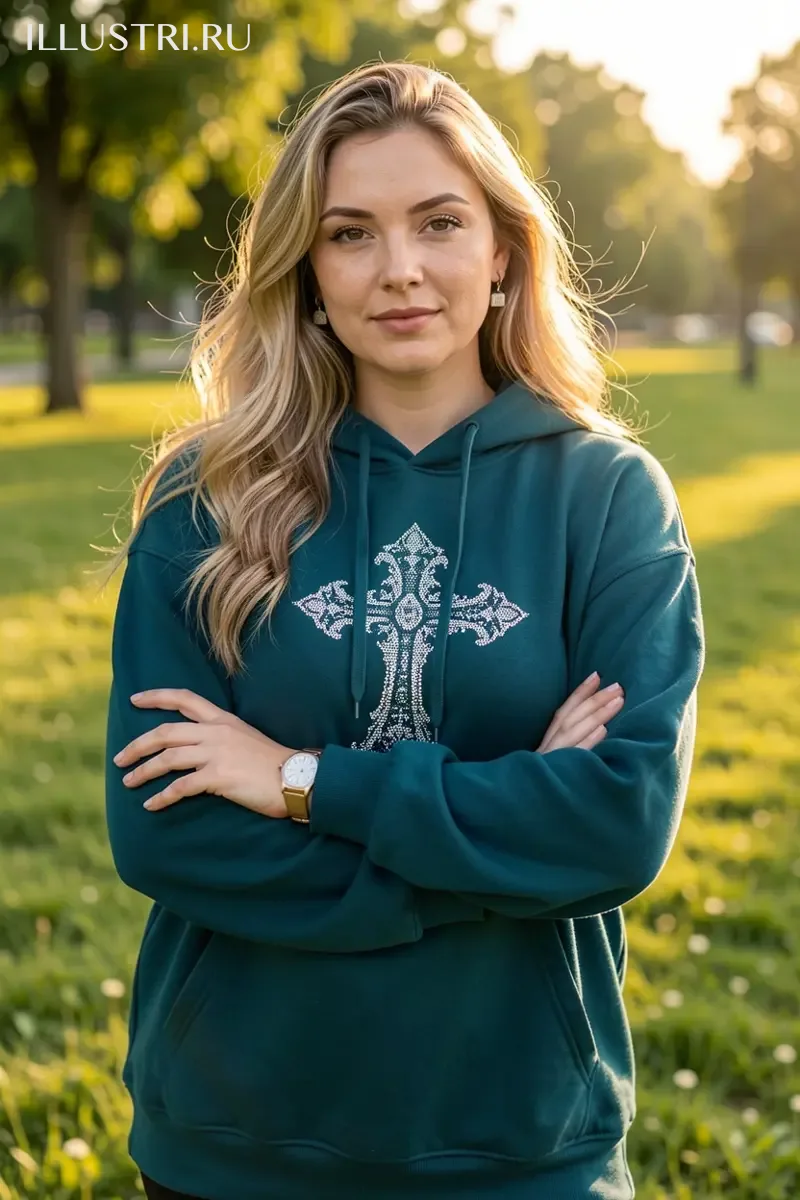 Визуализация Ажурный крест