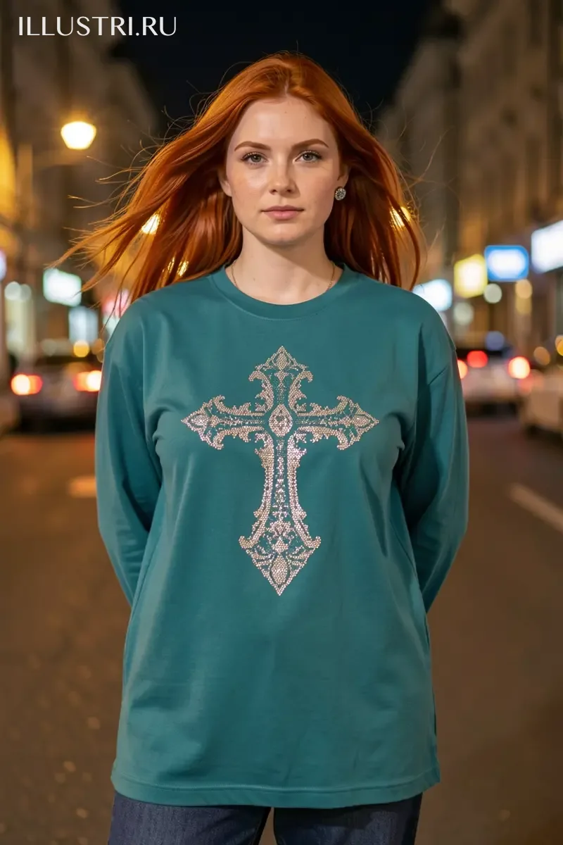 Визуализация Ажурный крест