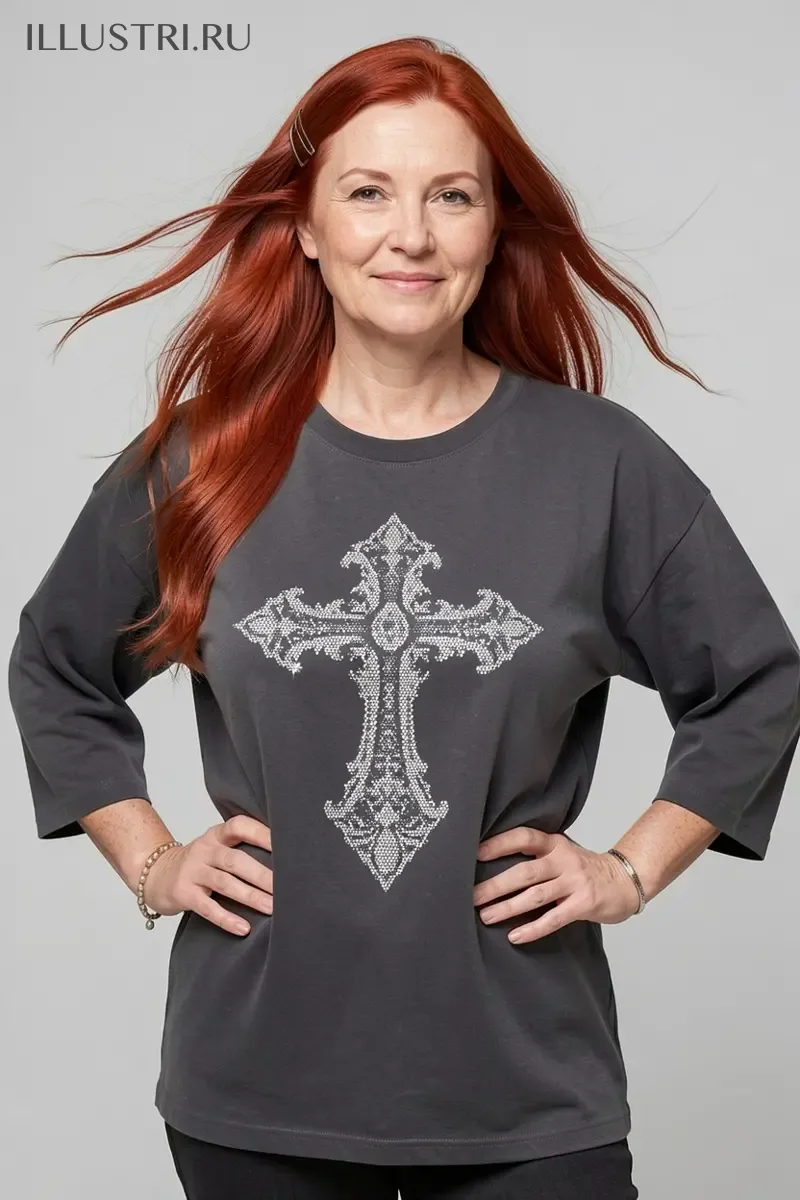 Визуализация Ажурный крест