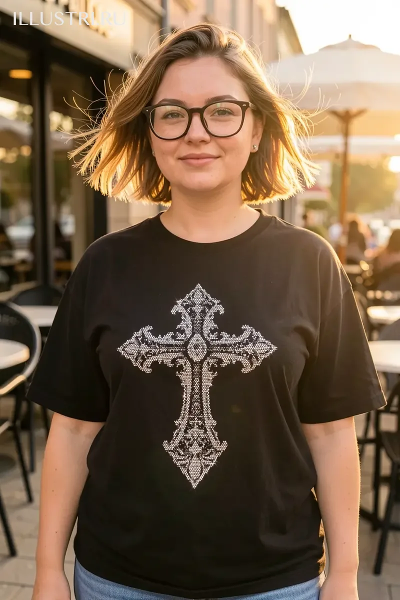 Визуализация Ажурный крест