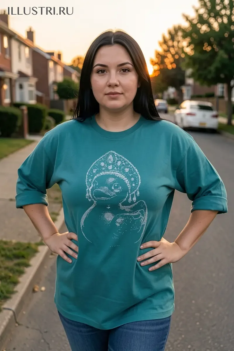 Визуализация Уточка в кокошнике