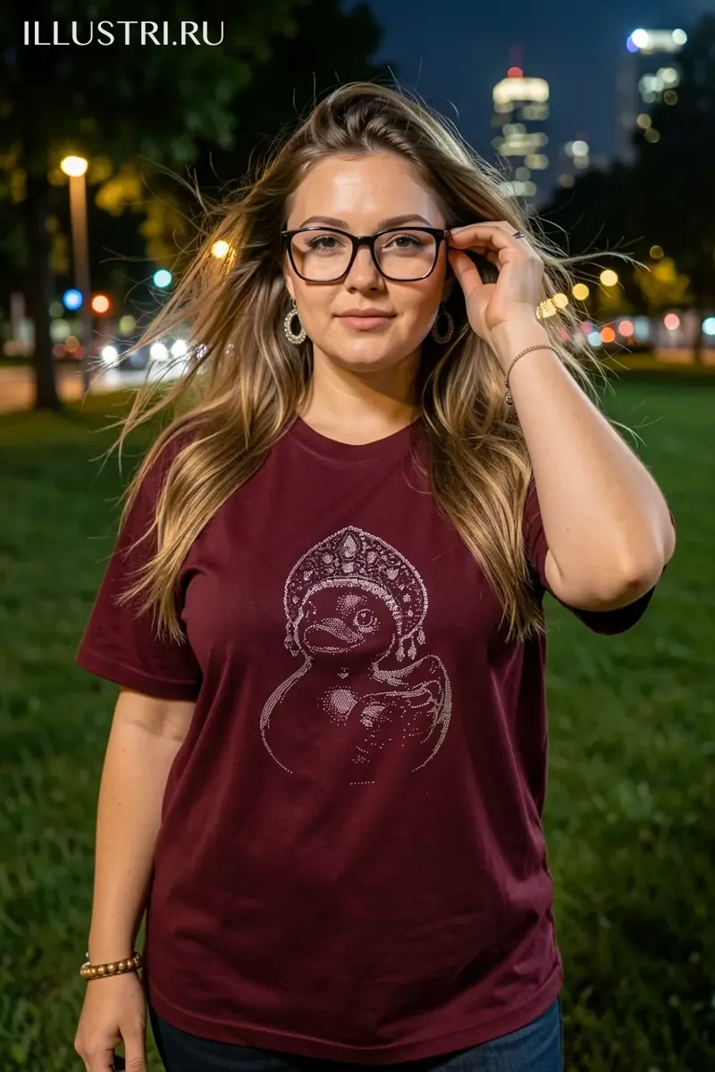 Визуализация Уточка в кокошнике