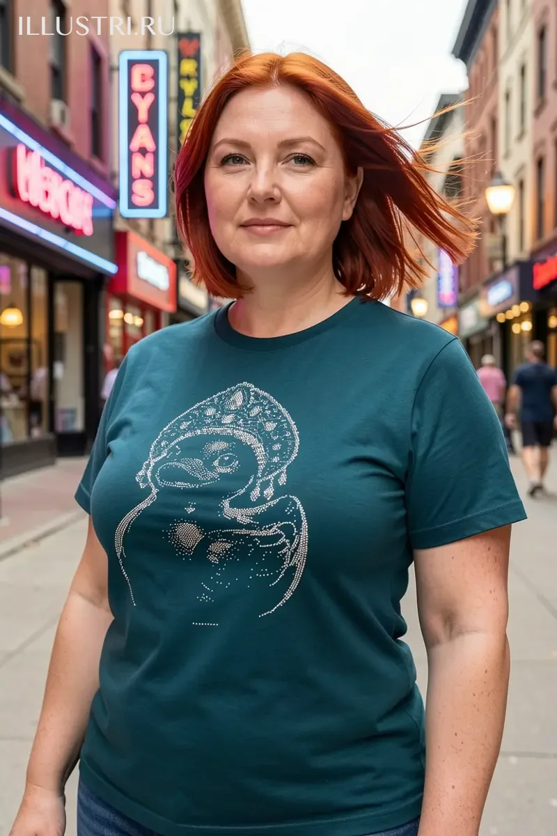 Визуализация Уточка в кокошнике