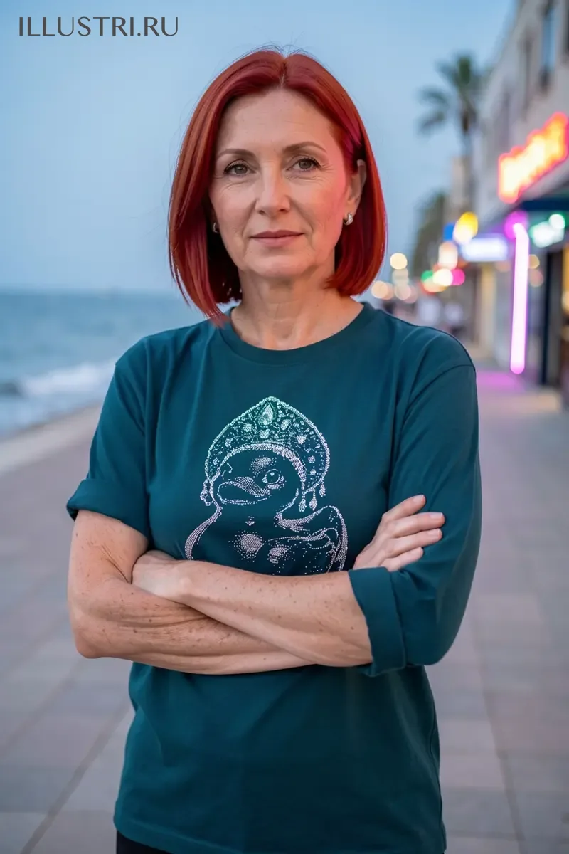 Визуализация Уточка в кокошнике