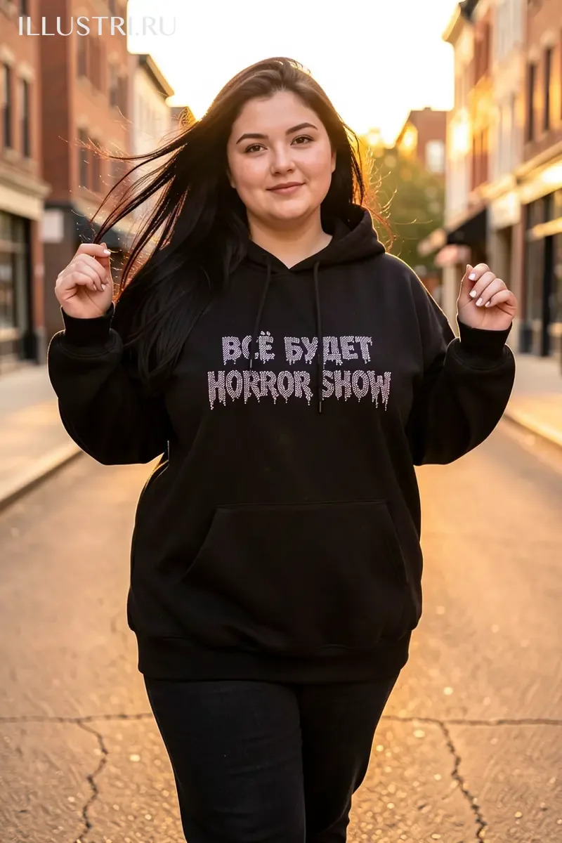 Визуализация Надпись - "Все будет horror show"