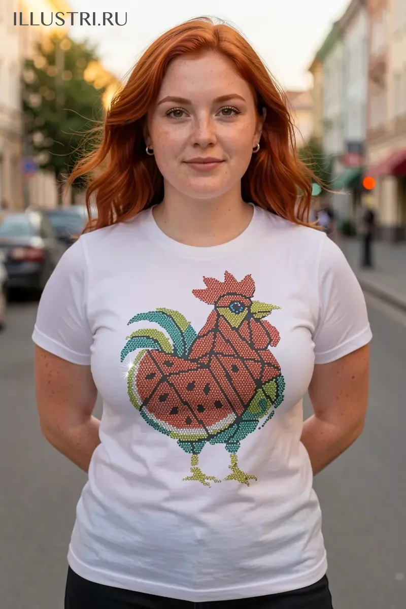 Визуализация Арбузный петушок