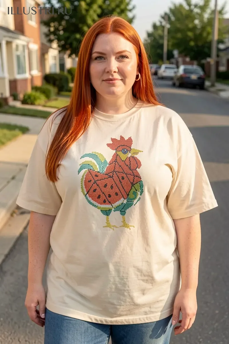 Визуализация Арбузный петушок