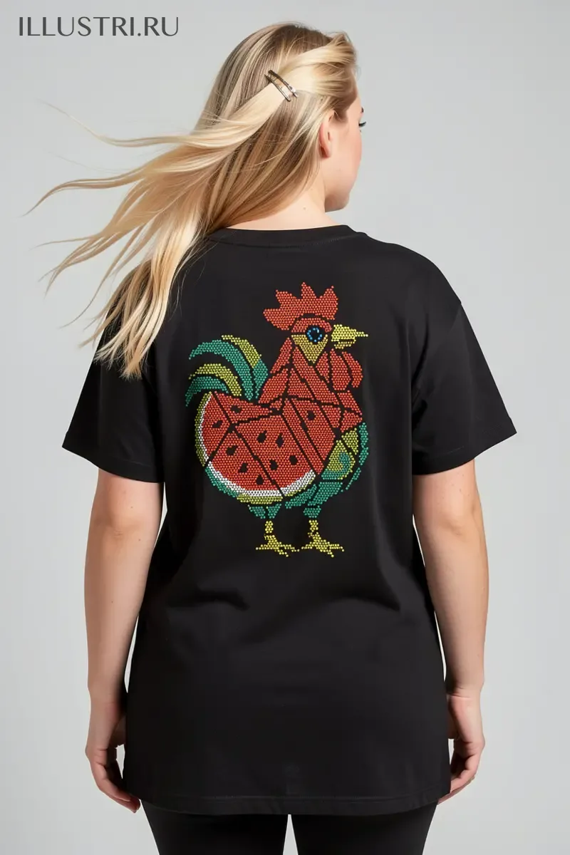 Визуализация Арбузный петушок