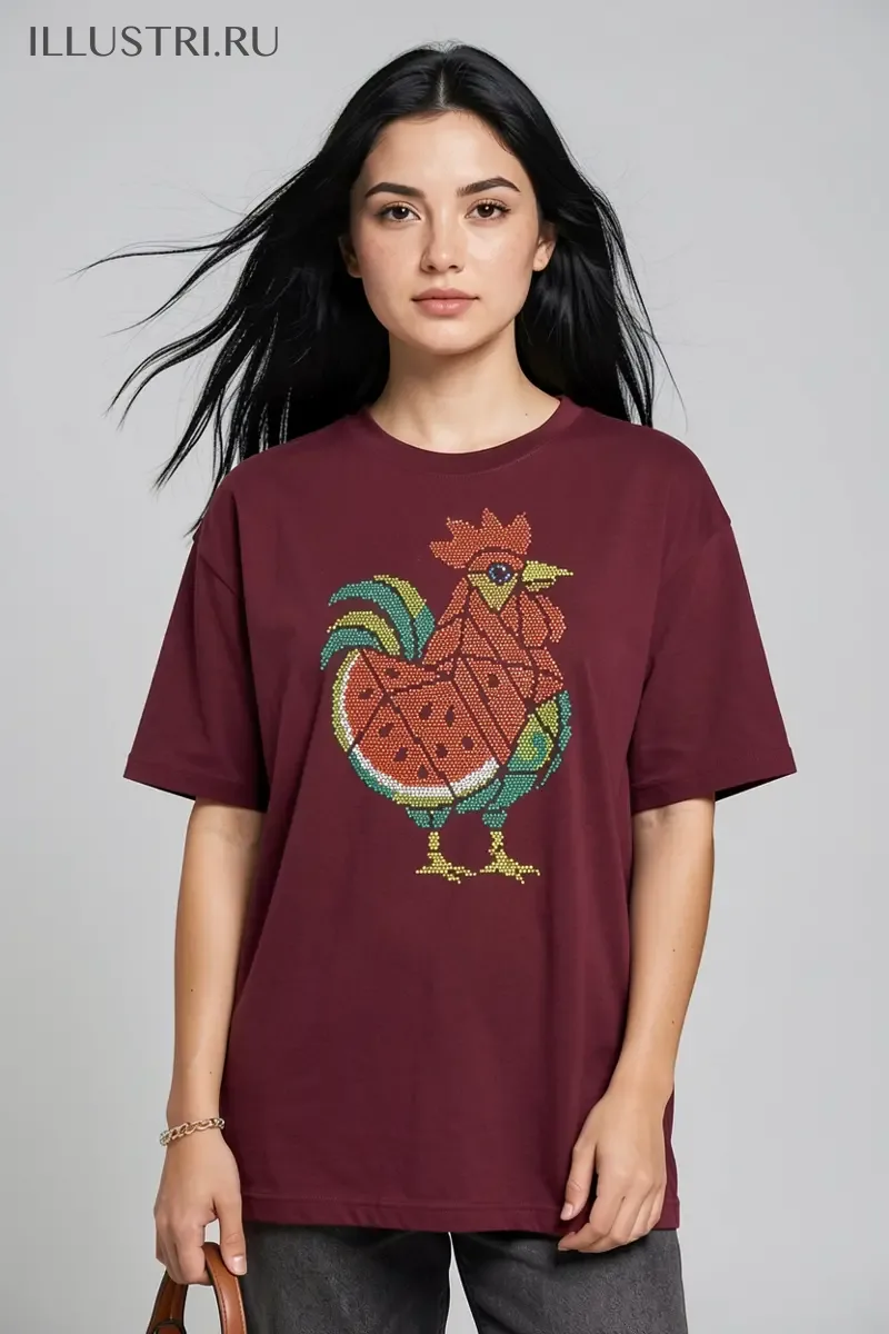 Визуализация Арбузный петушок