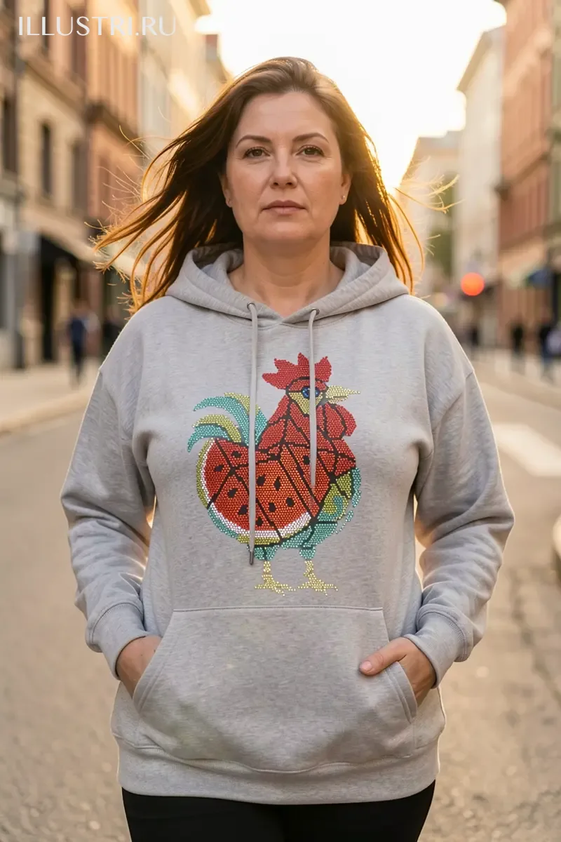 Визуализация Арбузный петушок