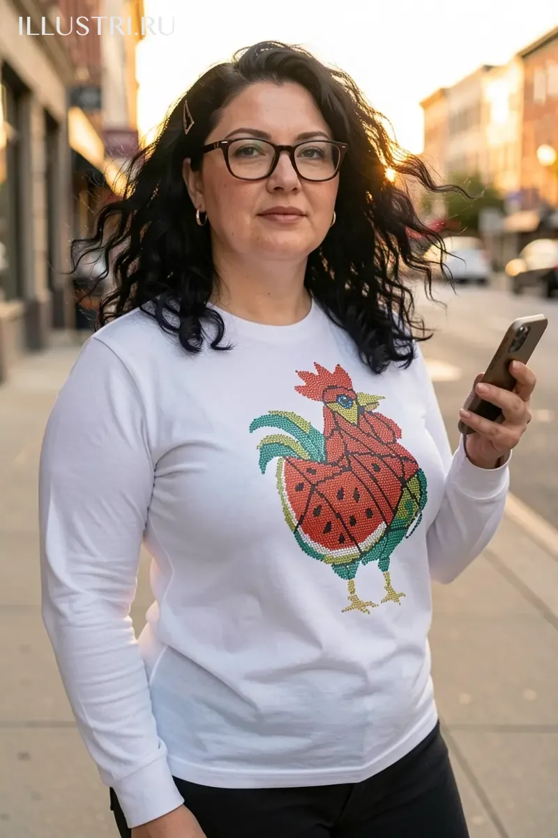 Визуализация Арбузный петушок