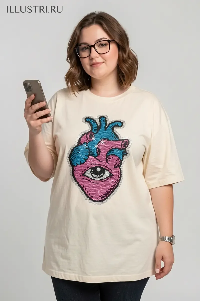 Визуализация Сердце с глазом